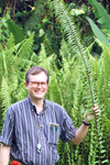Robbin Moran with a monster Nephrolepis